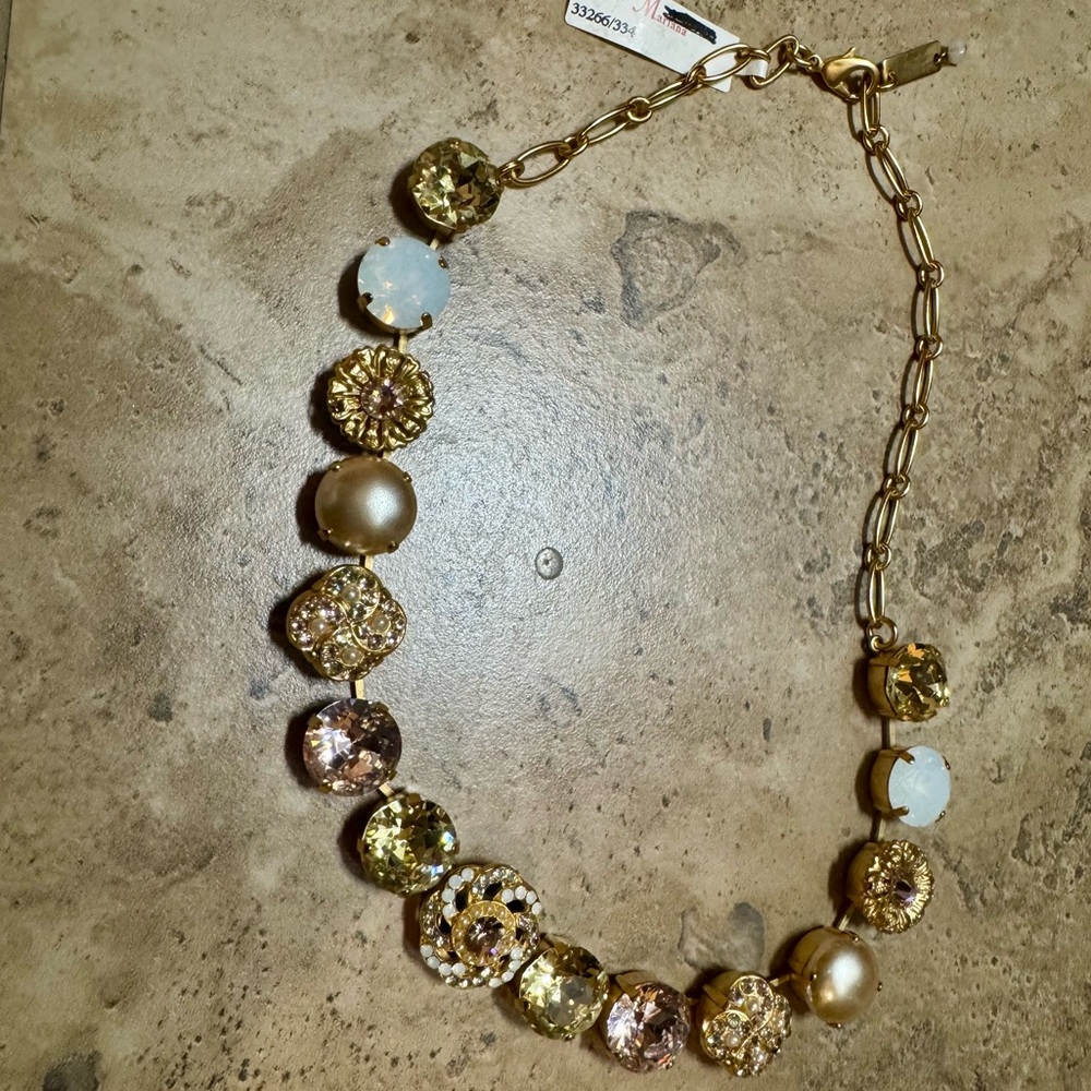 Pink & Gold Mariana Necklace
